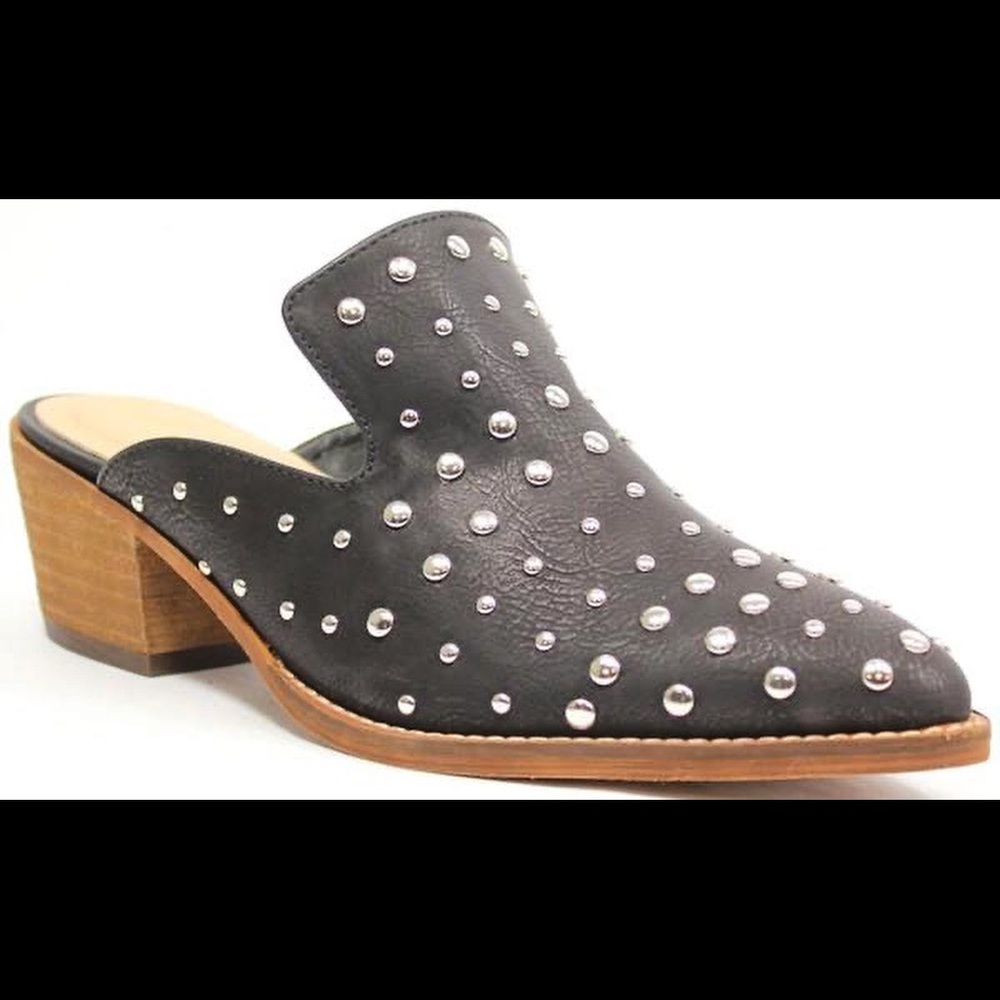 Studded mules